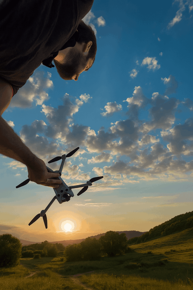 Alexandre Fey, gérant de Cigodrone, société de services par drone professionnel dans le Grand Est, Alsace